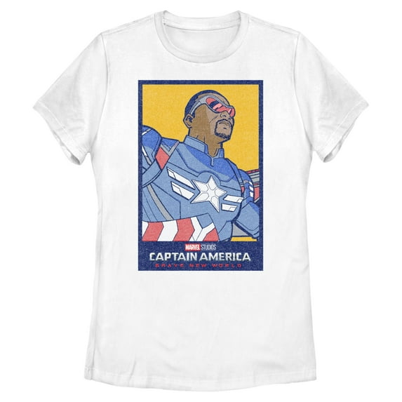 Women's Captain America: Brave New World Animated Poster Graphic T-Shirt