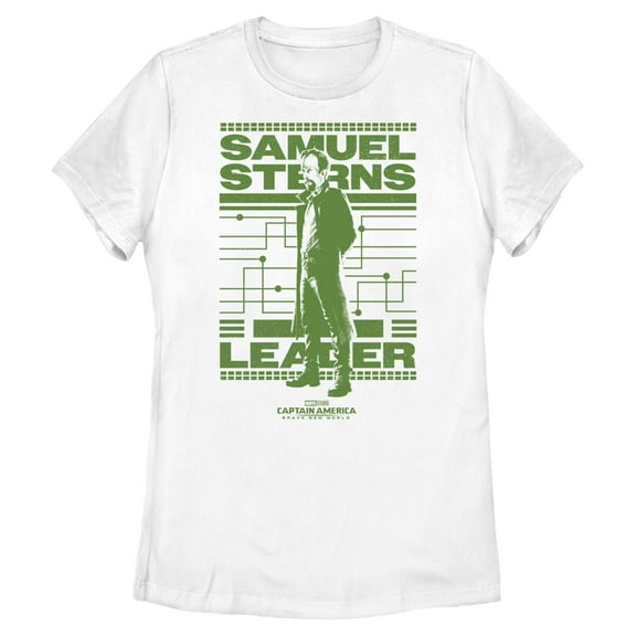 Women's Captain America: Brave New World Leader Green Poster  Graphic T-Shirt