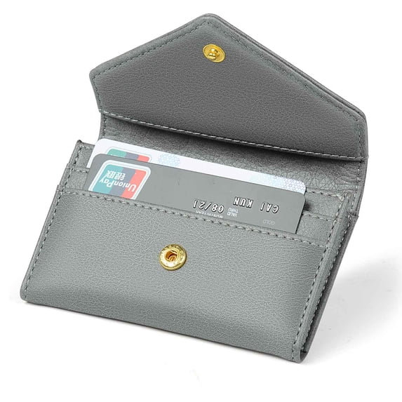 Women's Card Case Wallet Credit Card Holder Name Card Case Front Pocket Wallet for Ladies