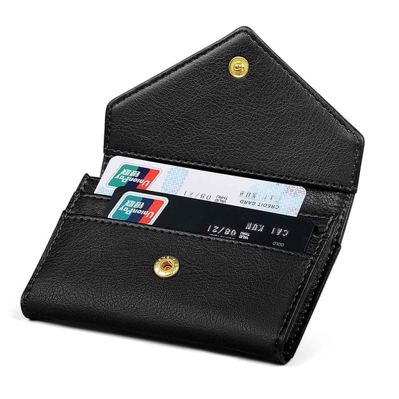Women's Card Case Wallet Credit Card Holder Name Card Case Front Pocket Wallet for Ladies