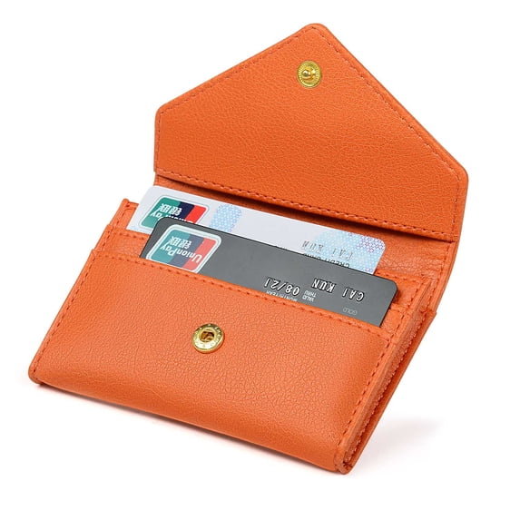 Women's Card Case Wallet Credit Card Holder Name Card Case Front Pocket Wallet for Ladies
