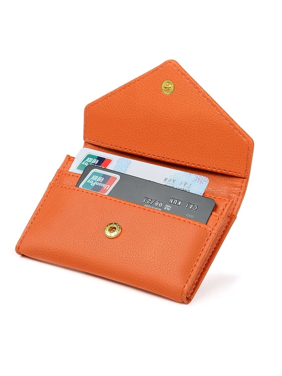 Women's Card Case Wallet Credit Card Holder Name Card Case Front Pocket Wallet for Ladies