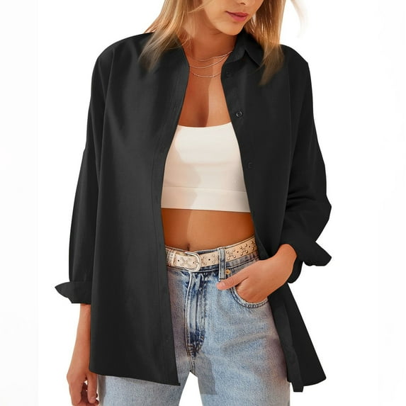 Women's Cardigan Candy Loose Relaxed Long Sleeve Shirt
