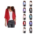 thumbnail image 1 of Black Cardigans for Women Open Front Long Sleeve Casual Women's Cardigan For Daily Wear And Beach Vacations Versatile Design Layering With Pants Or Swimwear Throughout All Seasons, 1 of 2