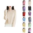 thumbnail image 1 of Women's Cardigan Lightweight Seamless Knit Open Front Jacket With Rolled Edges For Comfortable Layering And Stylish Finish Cardigan Sweaters for Women, 1 of 2