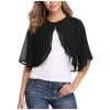 Women's Cardigan Long Sleeve Bolero Shrugs for Evening Dress Lightweight Cropped Open Front Casual Chiffon Tops