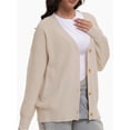 thumbnail image 1 of Women's Cardigan, New Cardigan Large Button Fashion Top, 1 of 6