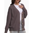 thumbnail image 1 of Women's Cardigan, New Cardigan Large Button Fashion Top, 1 of 6