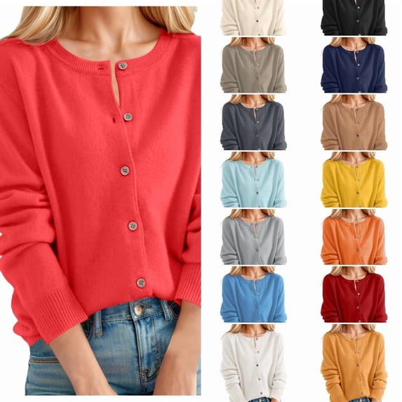 Women's Cardigan Open Front Knit Lightweight Casual Long Sleeve Drape Cardigan for Women Loose Fit Soft Sweater Cardigan
