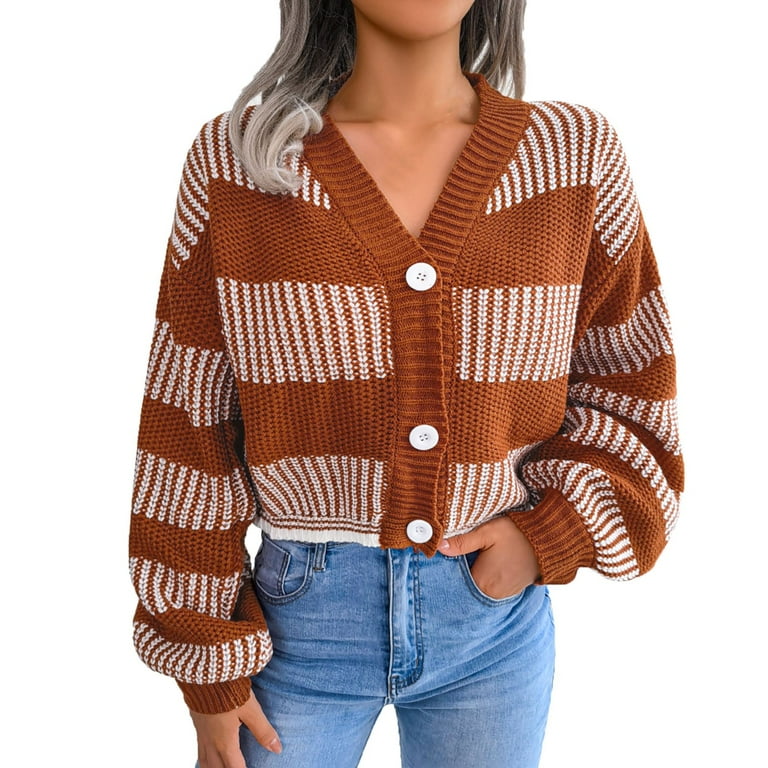 Knitted button down sweaters best sale