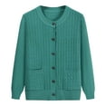 thumbnail image 1 of Women's Cardigan Sweaters Fall Winter Warm Knit Sweater Button Up Long Sleeve Top Relaxed Fit Women's Fall Sweaters One Size, 1 of 4