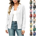thumbnail image 1 of Women’s Cardigans Lightweight Sweaters with Long Sleeve, Womens Button Down Knit Cardigan Front Sweaters, Women's White,Size S-2XL, 1 of 7