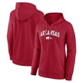 thumbnail image 1 of Women's Cardinal Arkansas Razorbacks Campus Pullover Hoodie, 1 of 3