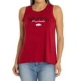 thumbnail image 1 of Women's Cardinal Arkansas Razorbacks Hannah High Neck Tank Top, 1 of 2