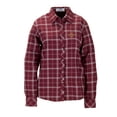 thumbnail image 1 of Women's Cardinal Iowa State Cyclones Brewer Flannel Button-Down Long Sleeve Shirt, 1 of 1