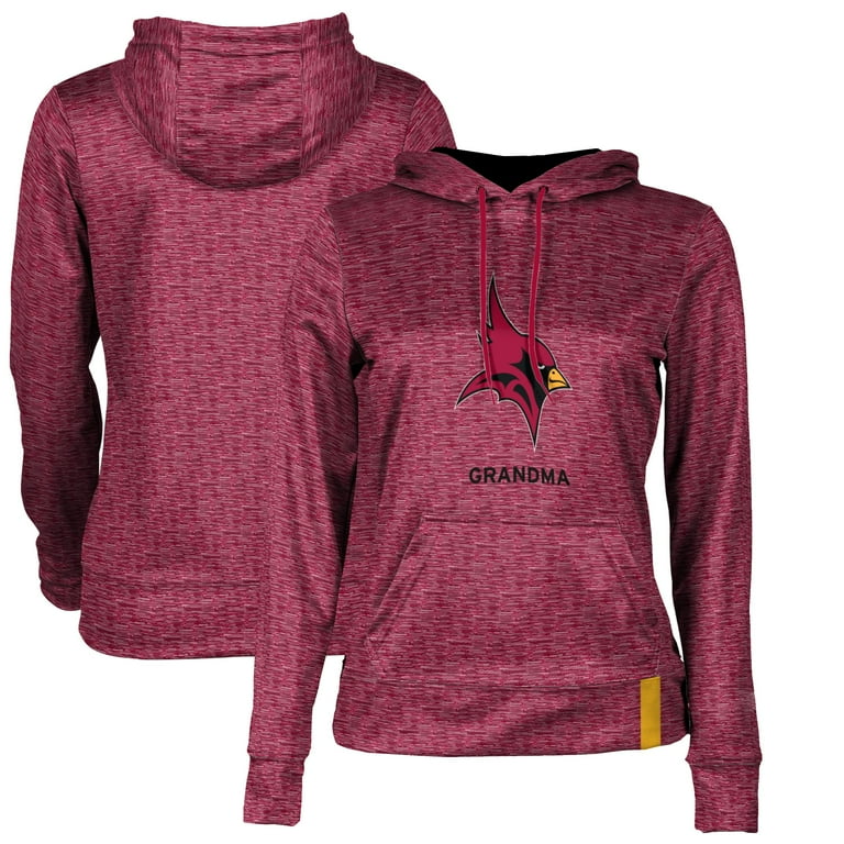 Women's Cardinal St John Fisher Cardinals Grandma Pullover Hoodie