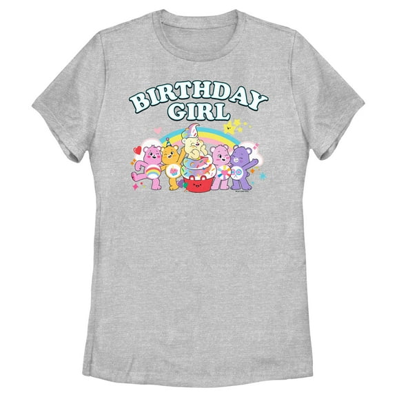 Women's Care Bears Birthday Girl  Graphic T-Shirt