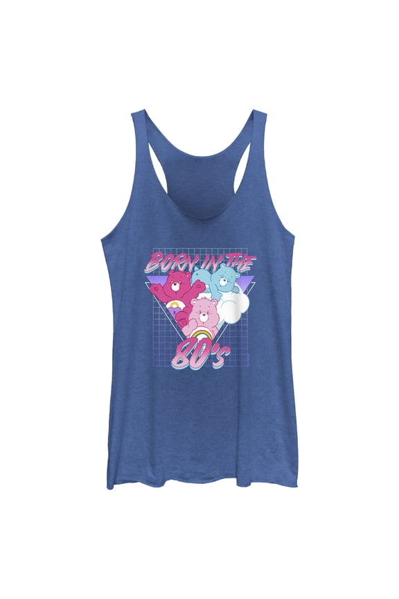 Women's Care Bears Born in the 80's Racerback Tank Top