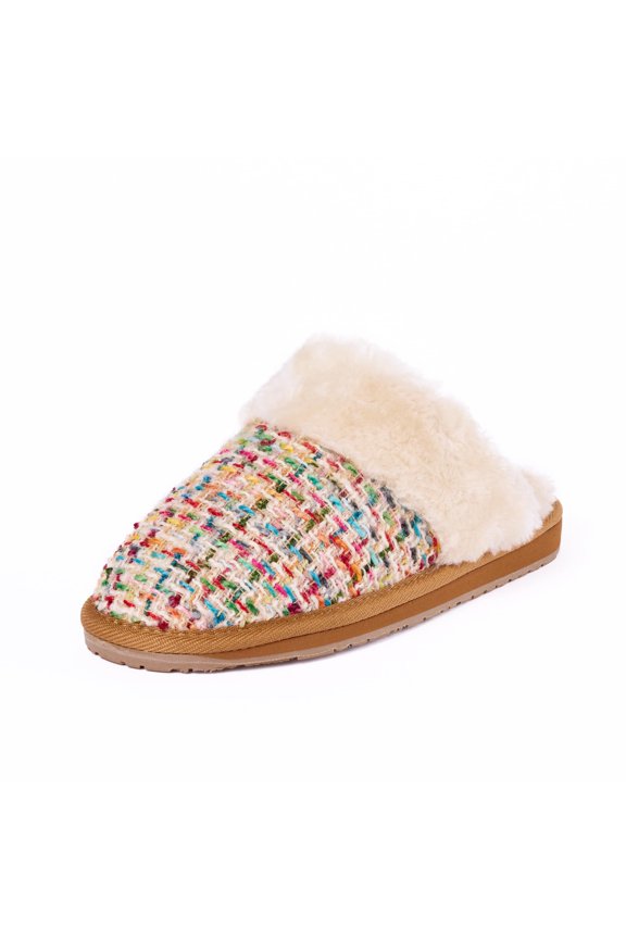 Women's Carefree Scuff, Cream Multi, Size 7