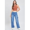 thumbnail image 1 of Women's Cargo Jeans with Bungee Hem, 1 of 31