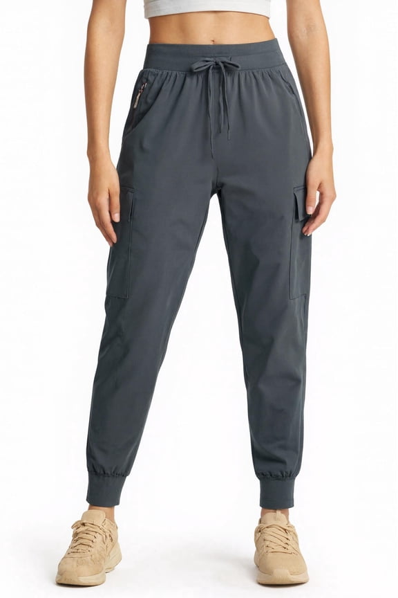 Women's Cargo Pants Lightweight-Quick Dry Hiking Pants Athletic Lounge Casual Travel Dark Gray (Size XS-XXXL)