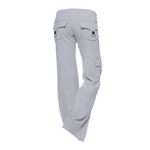Women’s Cargo Pants Drawstring Casual Wide Leg Lounge Pants Relaxed Fit High Waist Work Pants