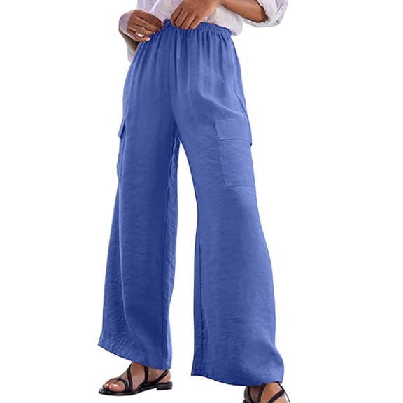 Women's Cargo Pants High Waisted Wide Leg Pants for Women Baggy Sweatpants Joggers Women Hiking Clothes Casual Pants for Women