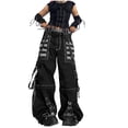 thumbnail image 1 of Women's Cargo Pants Outdoor Walking Hiking Pants Multi Pockets Athletic Stretch Straight Leg Sweatpants Elasticated Waist Casual Work Pants Baggy Tracksuit Bottoms with Pockets, 1 of 5