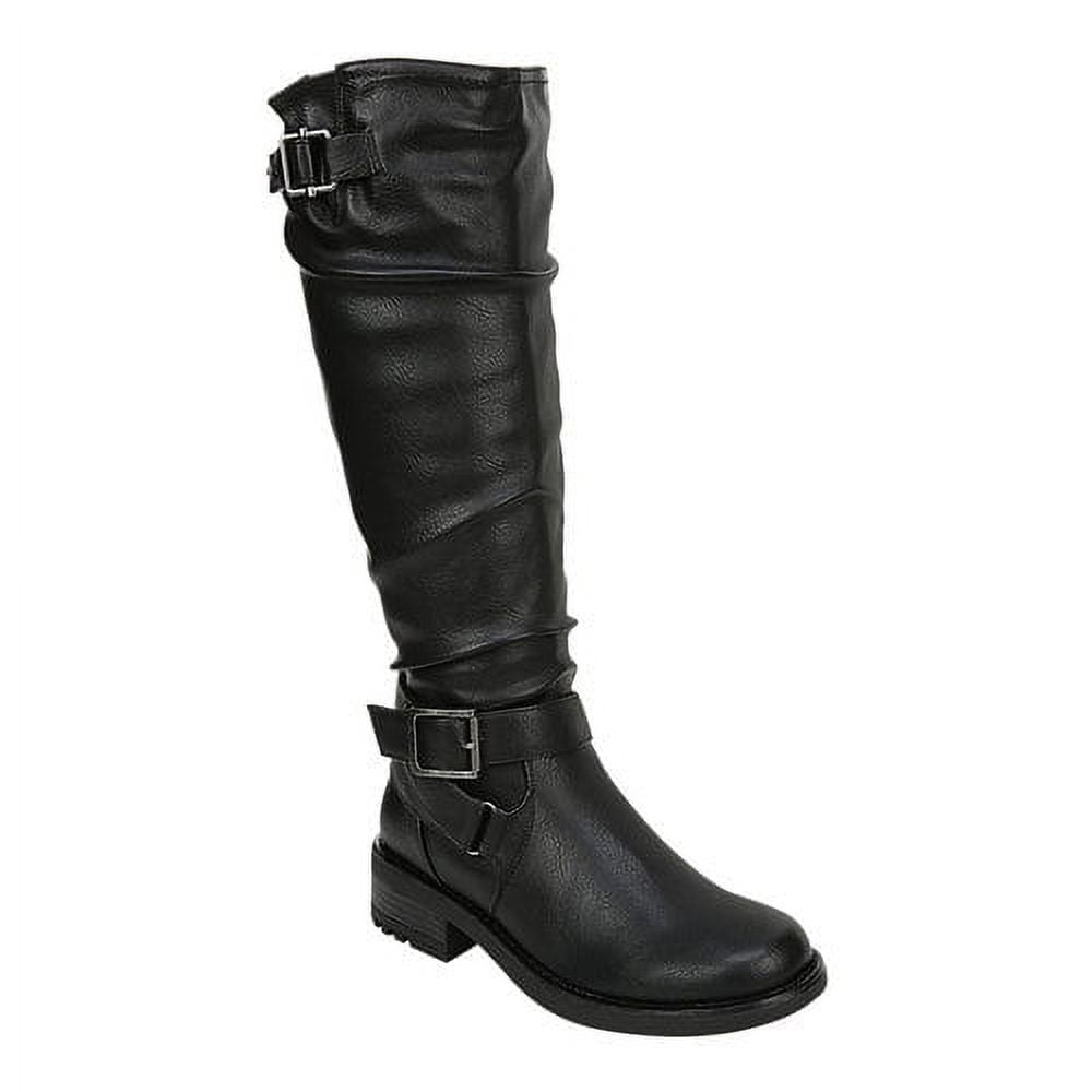 Carlos By Carlos Santana Women's Sabina Knee High Boot - Buckle Detail Boots With 1.5 Inch Heel, Side Zipper - View #4