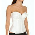 thumbnail image 1 of Women's Carnival 424 Full Figure Satin Torsolette Bra (Ivory 38DD), 1 of 4
