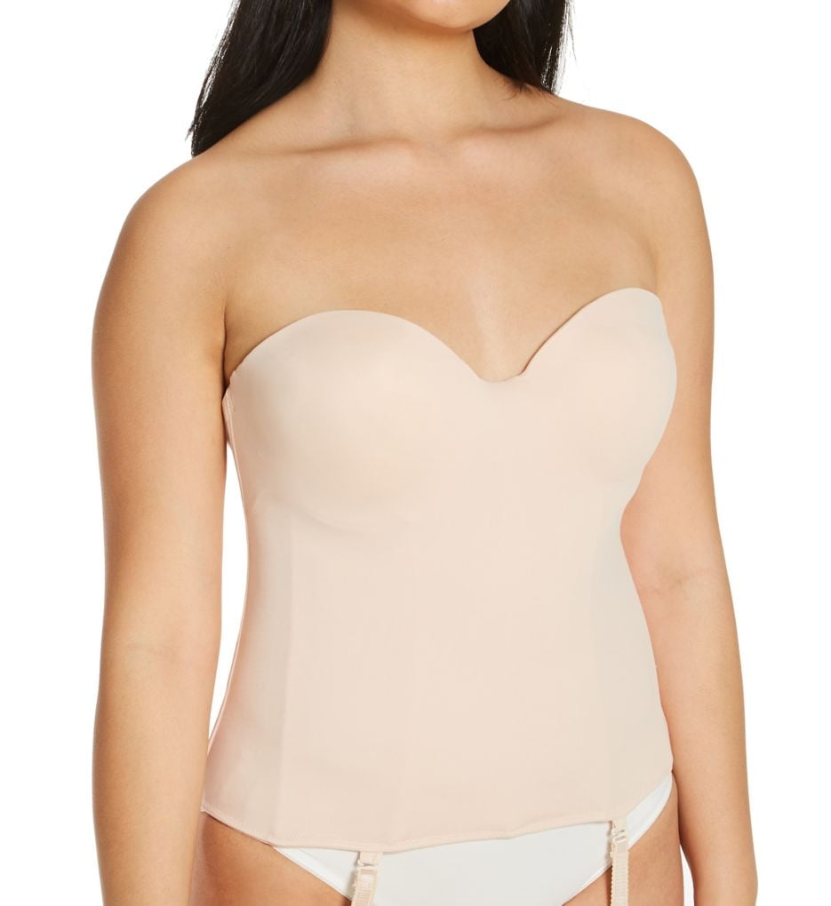 Women's Carnival 426 Invisible Torsolette Longline Bra (Nude