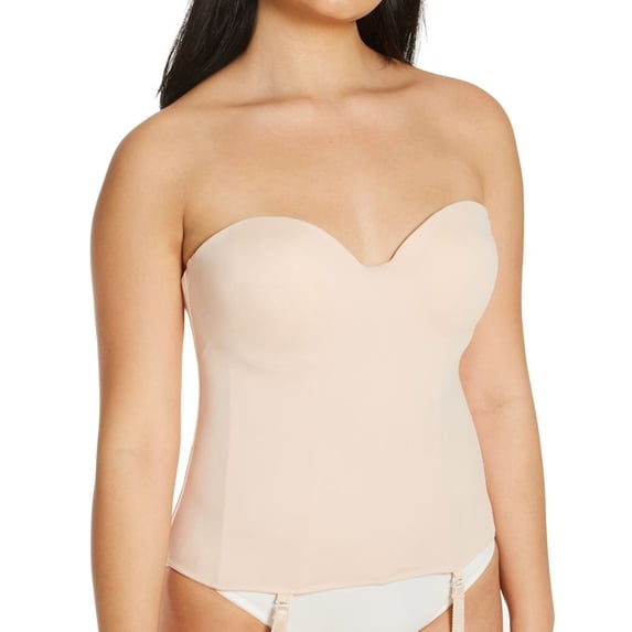 Women's Carnival 426 Invisible Torsolette Longline Bra (Nude 48DD)