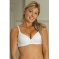 thumbnail image 1 of Women's Carnival 503 Seamless Full Coverage T-Shirt Bra (White 34D), 1 of 4