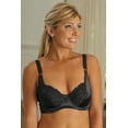 thumbnail image 1 of Women's Carnival 509 Two Part Lace Underwire Minimizer Bra (Black 36D), 1 of 3