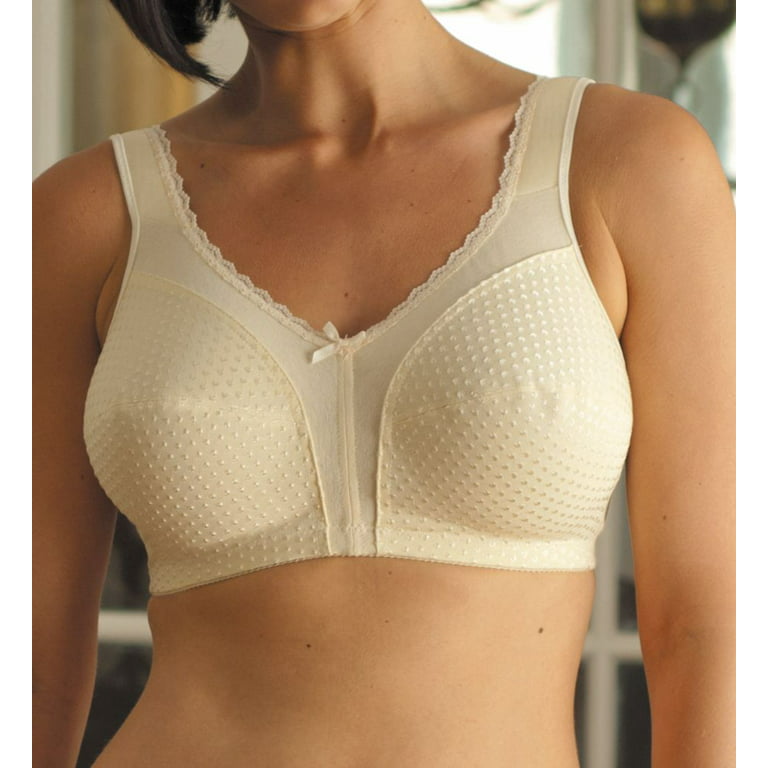Women's Carnival 660 Full Figure Cotton Lined Soft Cup Bra (Champagne 42B)