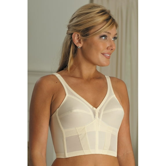 Women's Carnival 710 Full Figure 3/4 Longline Bra (Champagne 34B)