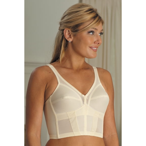 Women's Carnival 710 Full Figure 3/4 Longline Bra (Champagne 42B)