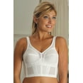 thumbnail image 1 of Women's Carnival 710 Full Figure 3/4 Longline Bra (White 34D), 1 of 3