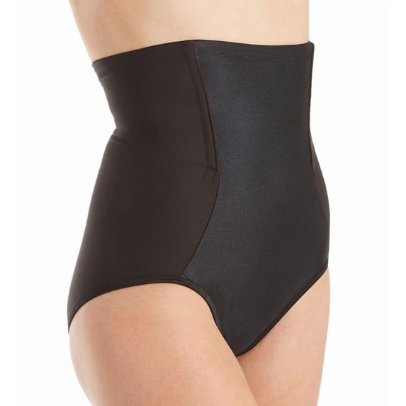 Women's Carnival 808 Body Sculpting Hi Waist Brief Panty (Black L)