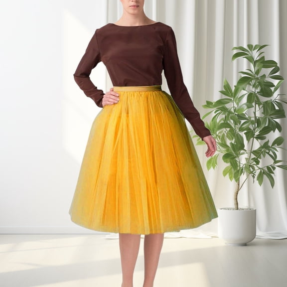 Women's Carnival Fashion Casual Pommel Skirt Five Of Mesh Skirt Wrap around Bed Skirt High Waist Skirts for Women Rip Skirt 12 Drop Bed Skirt Crib Skirt Boy Girls Ballet Leotard with Skirt Denim