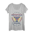 thumbnail image 1 of Women's Cars Piston Cup Champion  Scoop Neck Athletic Heather Medium, 1 of 3