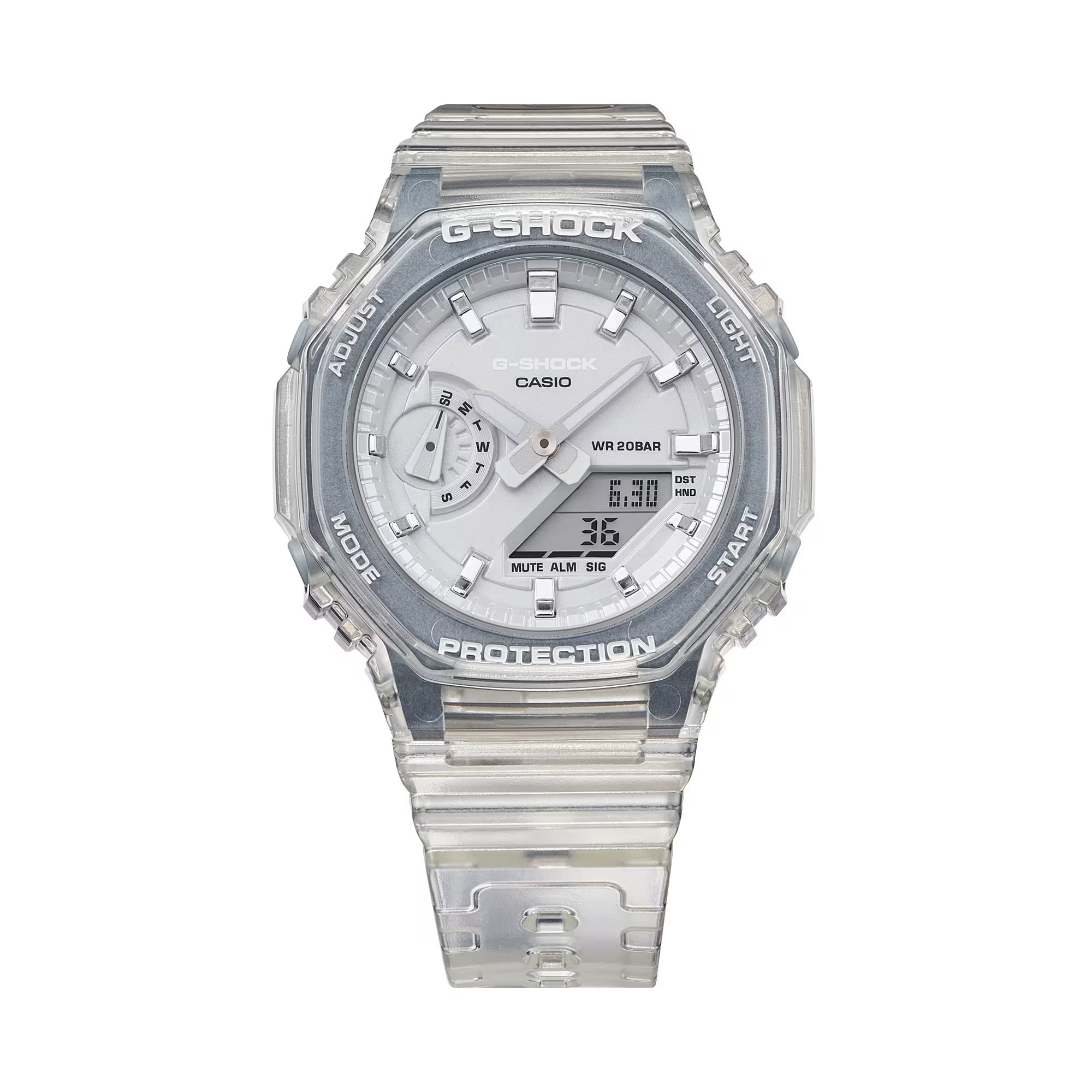 Casio G-SHOCK Transparent White Watch for Women Liberia Ubuy
