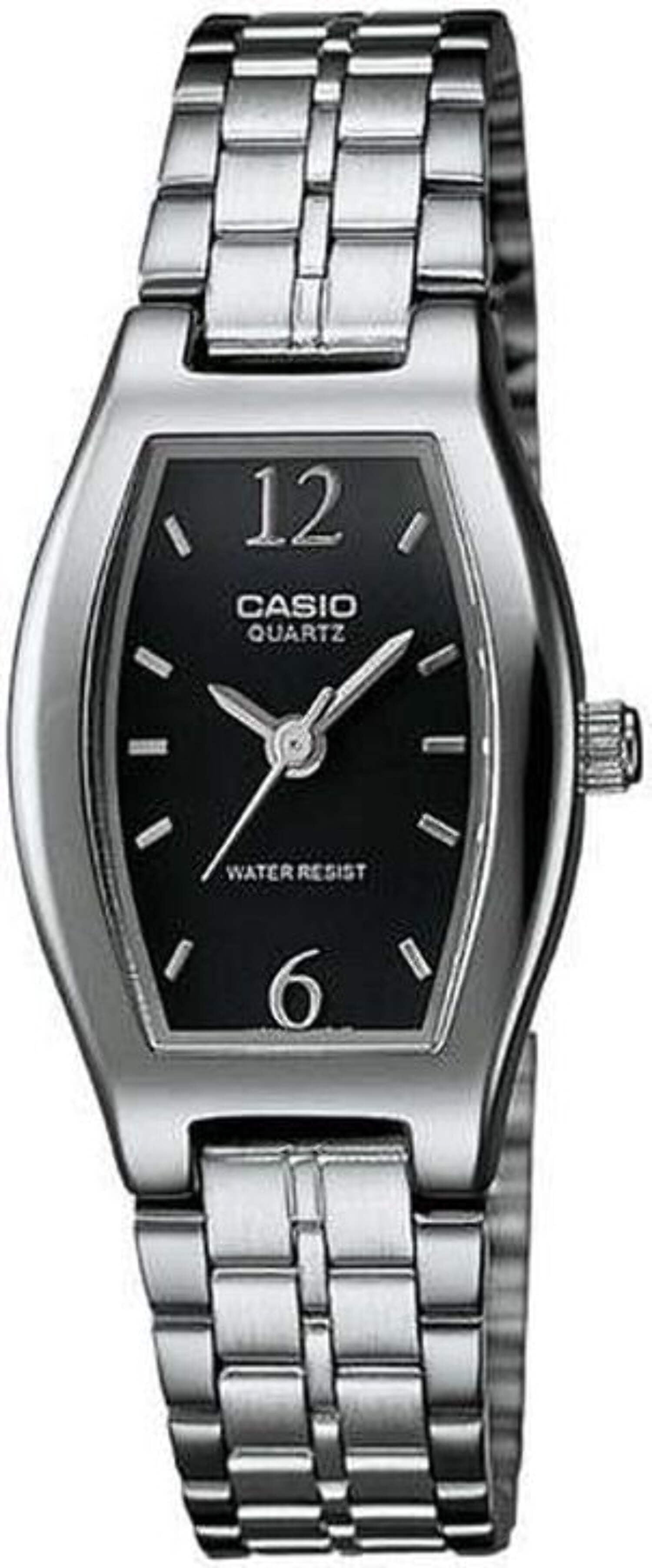 Casio Women's Black Dial Stainless Steel Watch - LTP-1254D-1A
