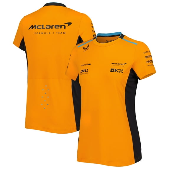 Women's Castore Orange McLaren F1 Team 2023 Replica Set-Up T-Shirt