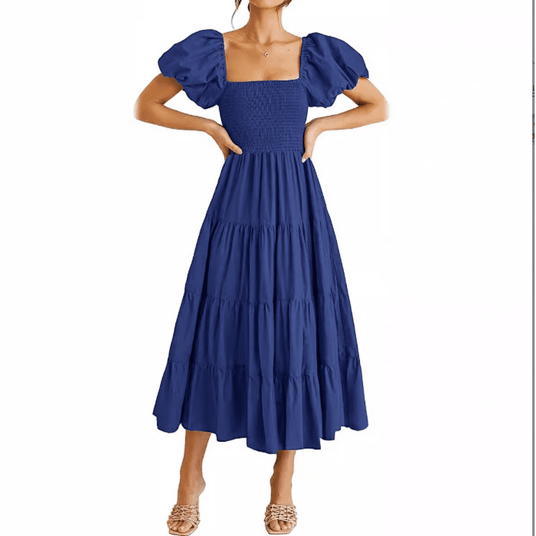 Puffy casual dresses sale