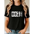 thumbnail image 1 of Women's Casual 40th Birthday Odometer Graphic T-Shirt, 1 of 6