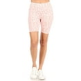 thumbnail image 1 of Women's Casual Animal Printed Elastic High Waist Stretch Biker Shorts, 1 of 5