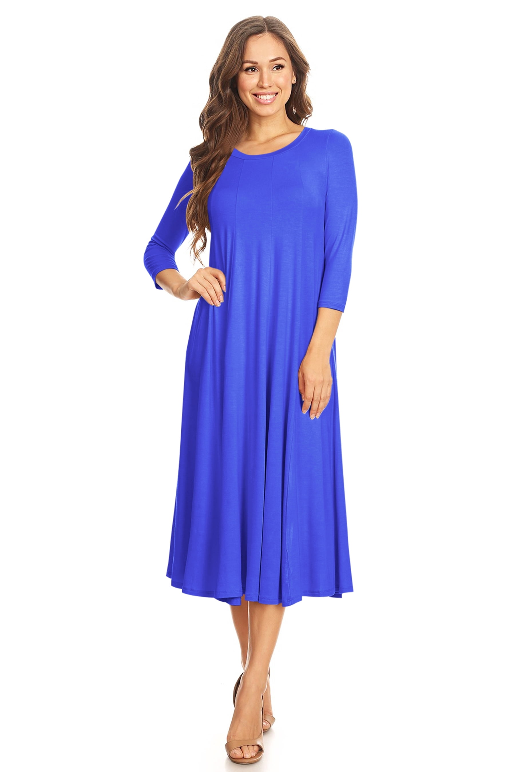 Blue Flare Dress