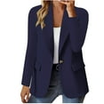 thumbnail image 1 of Women's Casual Blazers Open Front Long Sleeve Work Office Suit Jackets Blazer Business Casual Outfits, 1 of 5