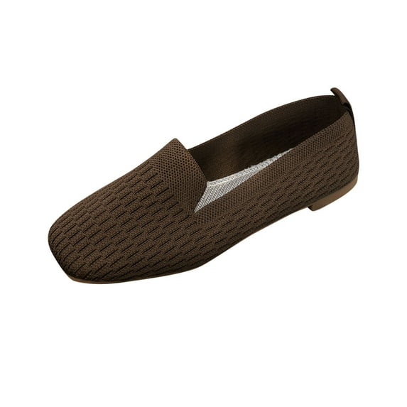 Women's Casual Breathable Loafers, Lightweight Shallow Mouth Shoes, Stylish Versatile Footwear for Work and Everyday Wear